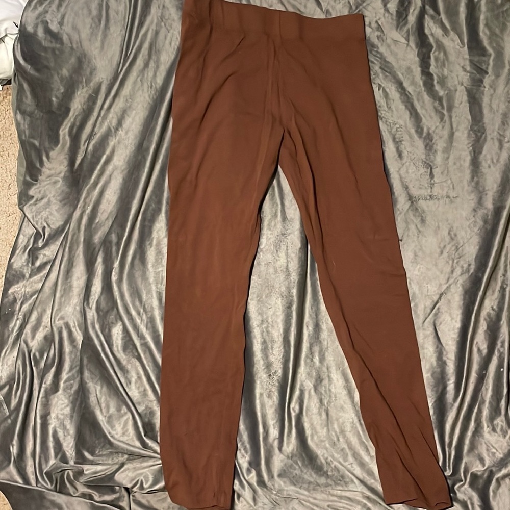 Brown leggings-forever 21-size XL-never worn
